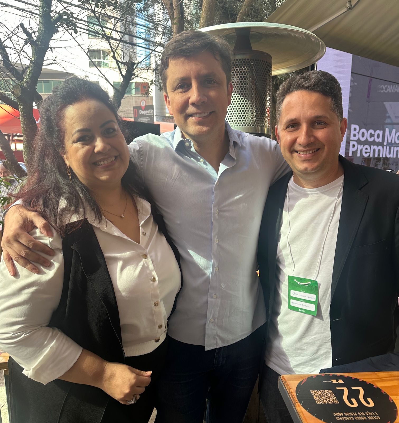 Vereador John Lenon participou nesse sábado do Brunch Empreendedor 