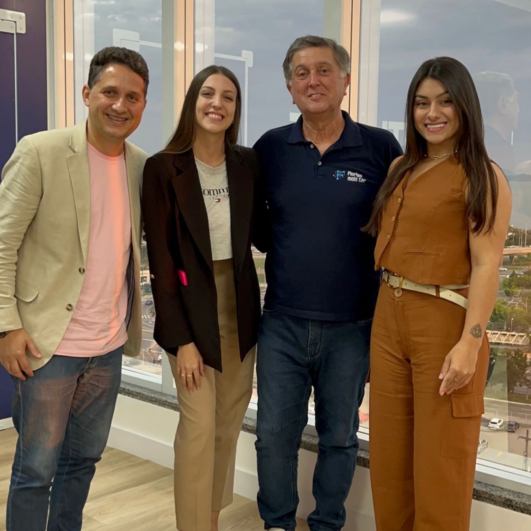 Prefeito Topázio de Florianópolis recebeu o Vereador John Lenon de Camboriú