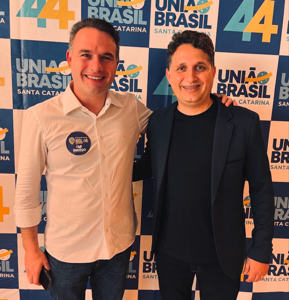 UNIÃO BRASIL PROMOVE ENCONTRO COM RONALDO CAIADO EM SANTA CATARINA: John Lenon, pré-candidato a Prefeito de Camboriú, participou do evento.